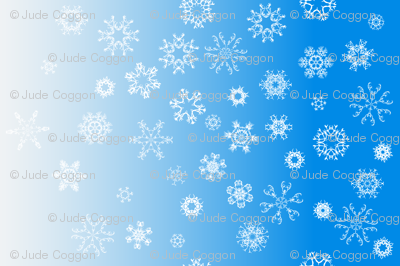 antler snowflakes_sky blue