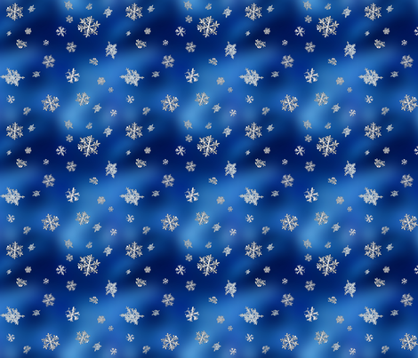 Snowflakes fabric by the_fretful_porpentine on Spoonflower - custom fabric