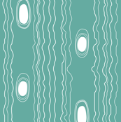 Modern Woodgrain Turquoise