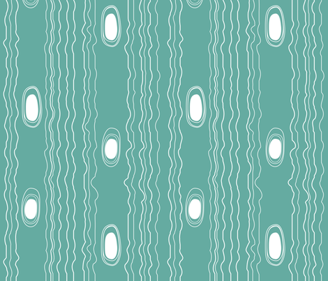 Modern Woodgrain Turquoise fabric by emilyannstudio on Spoonflower - custom fabric