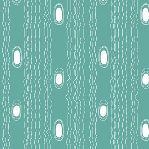 Modern Woodgrain Turquoise