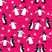 Penguins Puttin' on the Ritz (Magenta)