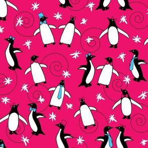 Penguins Puttin' on the Ritz (Magenta)