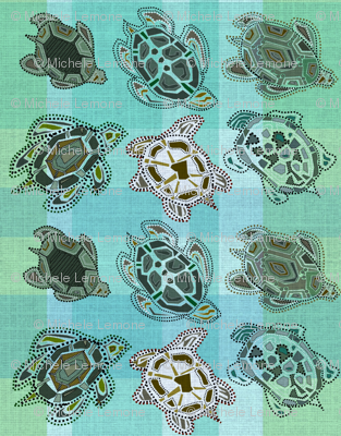 Turtle Time Plaid