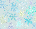 snowflakes - icy colorway