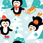 Let is snow in pinguin-land