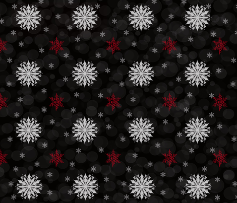 sophisticated_snowflake fabric by buttersbeau on Spoonflower - custom fabric