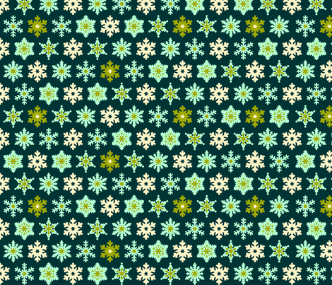 Wintergreen Wonderland fabric by nadiahassan on Spoonflower - custom fabric