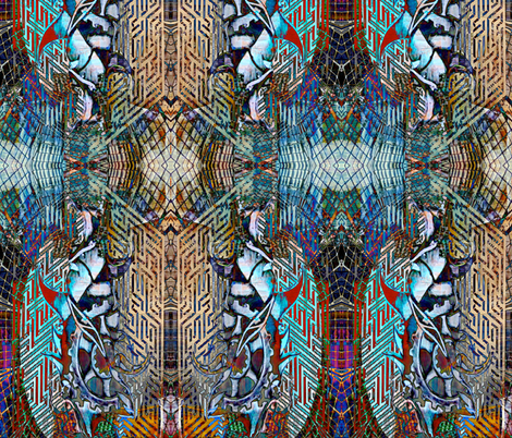 The A-Maze-ing You fabric by whimzwhirled on Spoonflower - custom fabric