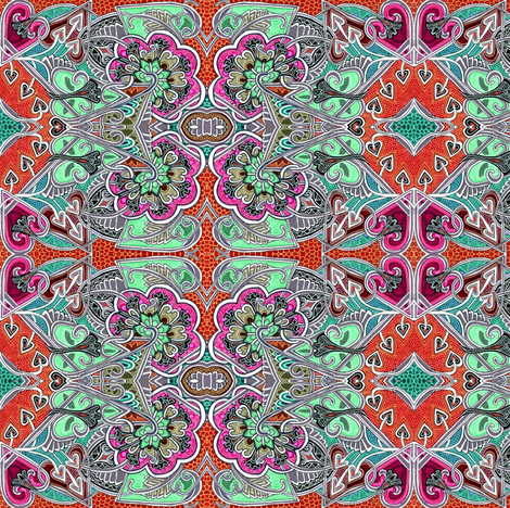 Fill Your Belly at the New Dehli Deli fabric by edsel2084 on Spoonflower - custom fabric