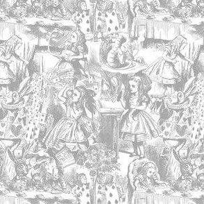 Alice's Adventures in Toile - Gray