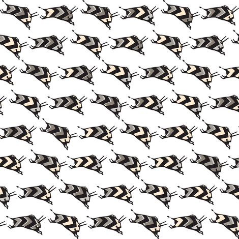 Stampede White fabric by studio_charlebois on Spoonflower - custom fabric