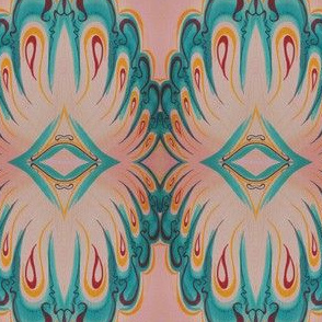 Flutterby Teal 'n Pink