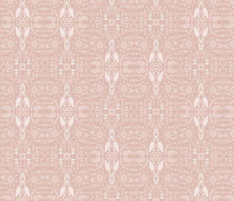8_inchpink_doodle fabric by raining_cats_&_dogs on Spoonflower - custom fabric