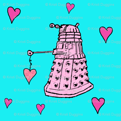 Doctor Who Inspired Daleks & Hearts