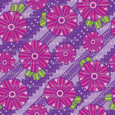 Boho Blossoms (Purple)
