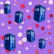Doctor Who Inspired TARDIS Buttons