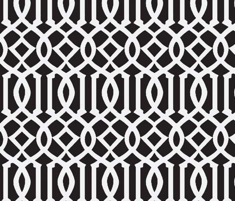 Imperial Trellis-Black-Large