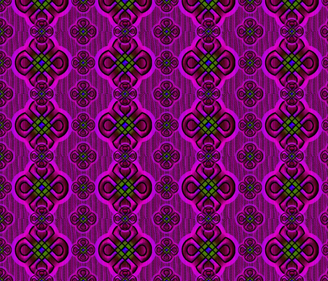 rangoli2 purple fabric by y-knot_designs on Spoonflower - custom fabric