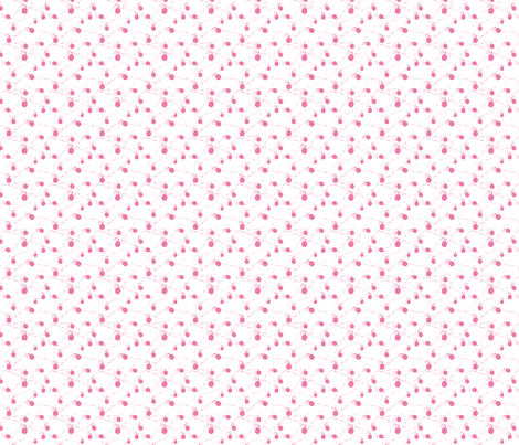 Pink brittle branches fabric by larako on Spoonflower - custom fabric