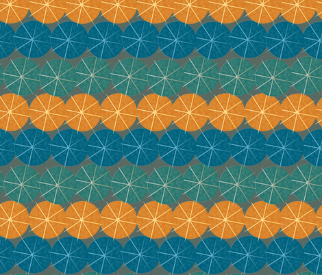 cocktail umbrellas lined fabric by kociara on Spoonflower - custom fabric