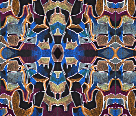 dreamtime fabric by magicalumbrella on Spoonflower - custom fabric