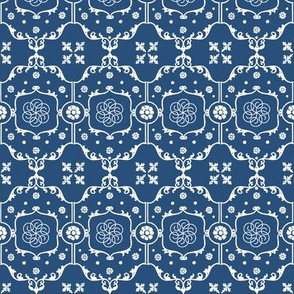 Shabby Frame in Royal Indigo Blue