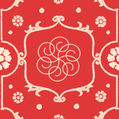 Shabby Frame in Romantic Red