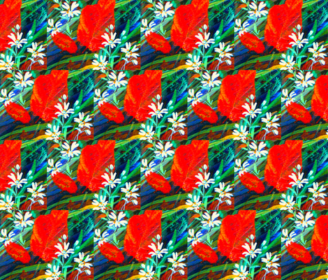 Fresh fields 2. fabric by magicalumbrella on Spoonflower - custom fabric