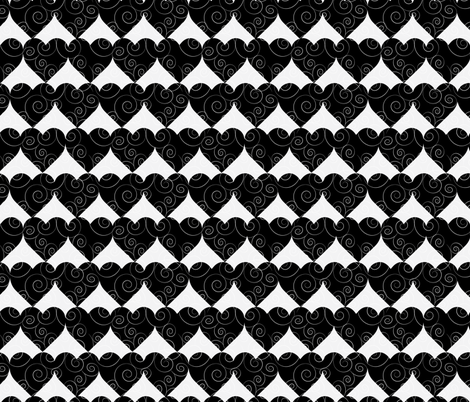 monochrome heart
