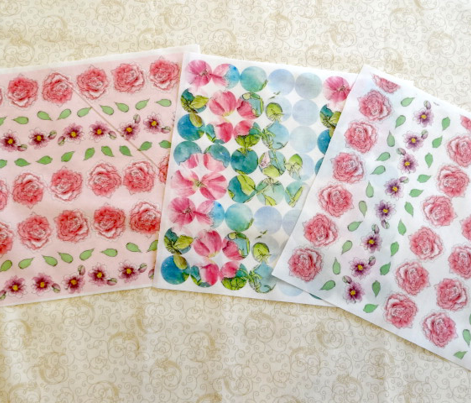 Pink Carnation Stripe