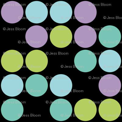 Zombies Droppin' Dots Black