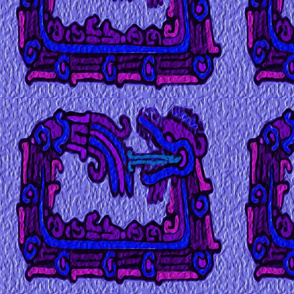 mayan_snakes purple