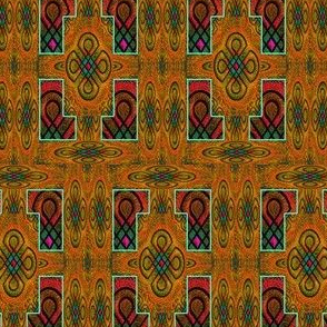 rangoli framed yellow version