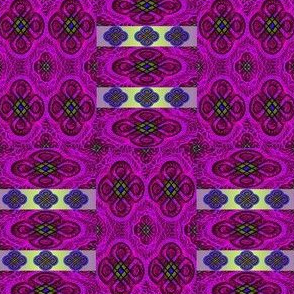 mulberry striped rangoli