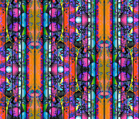 psychedelic stripes fabric by whimzwhirled on Spoonflower - custom fabric