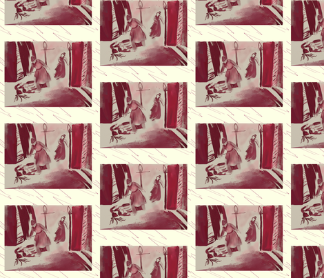 Toile_2 fabric by back_river_designs on Spoonflower - custom fabric