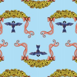 swallows & ribbons
