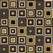 mosaic in brown