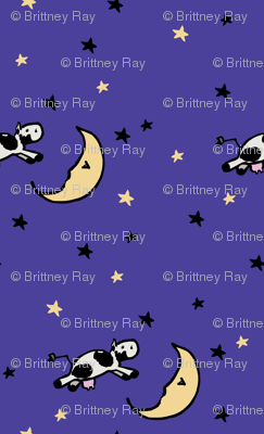 the cow jumped over the moon
