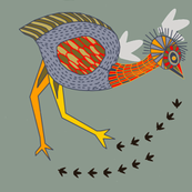 Emu on the plains