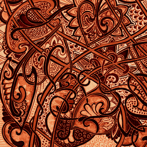 Unique Pseudo Batik fabric by edsel2084 on Spoonflower - custom fabric
