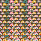 Year of the Snake coordinating fabric - flowers