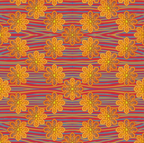 corrugated stars fabric by y-knot_designs on Spoonflower - custom fabric
