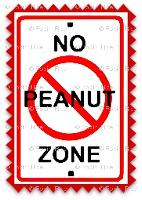 No Peanut Zone!