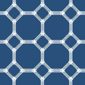Mosaic Moroccan in Royal Indigo Blue