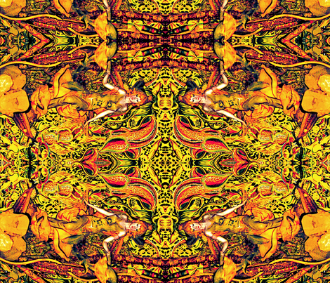 Jungle Nymph Border Fabric