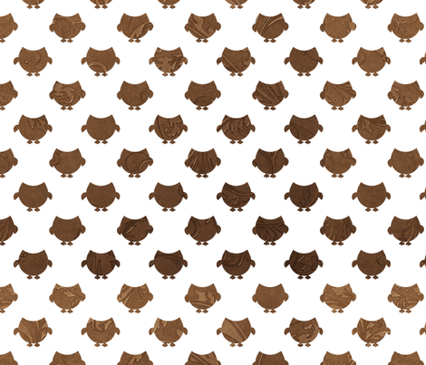 Elegant Gold Owls fabric by pencreations on Spoonflower - custom fabric