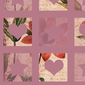 Hearts and Stars Floral