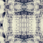 Little squares-abstract aubergine